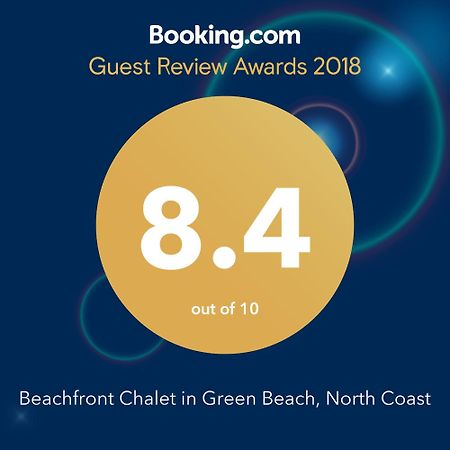 אל עלמיין Beachfront Chalet In Green Beach, North Coast מראה חיצוני תמונה